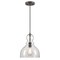 Westinghouse Pendant 60W Fiona, Black-Bronze High-Lights Clear Seeded Glass 6129900 - alternate 1